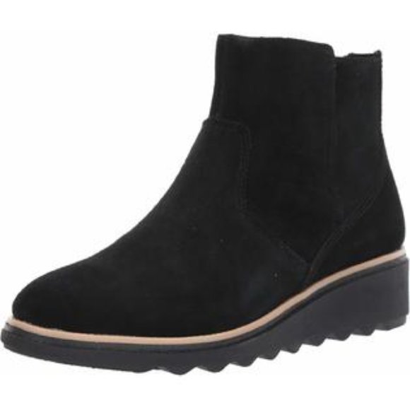 clarks sharon hop wedge bootie